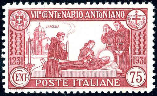 1931 - 75 cent. S.Antonio, dent. ... 