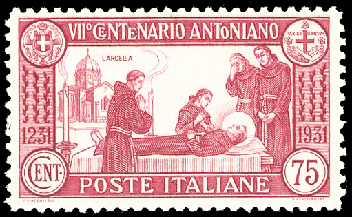 1931 - 75 cent. S.Antonio, dent. ... 