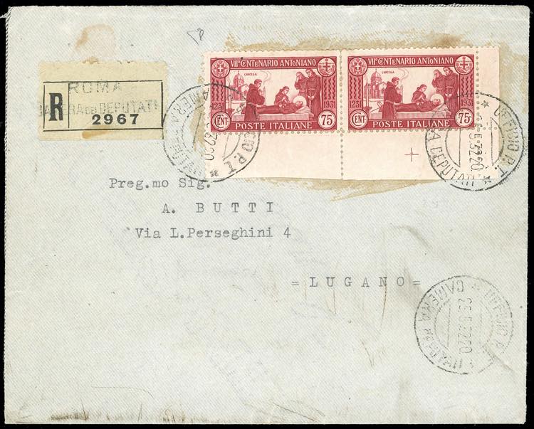 1932 - 75 cent. S.Antonio, dent. ... 