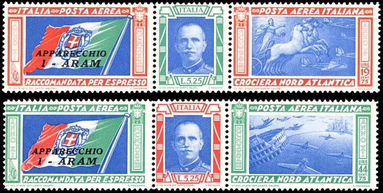 1933 - Trittici I-ARAM (51/52), ... 