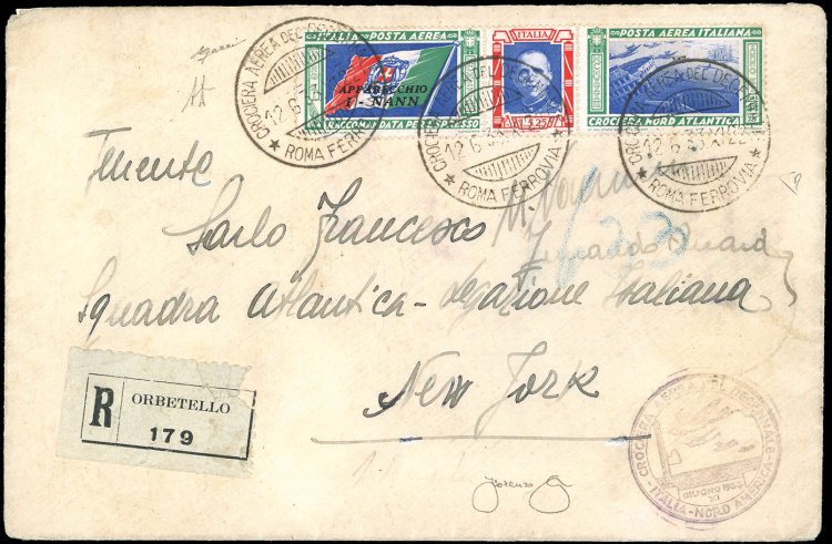 1933 - 5,25 + 44,75 lire Trittico ... 