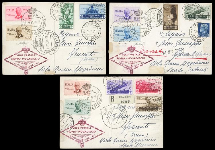 1934 - Volo Roma-Mogadiscio, serie ... 