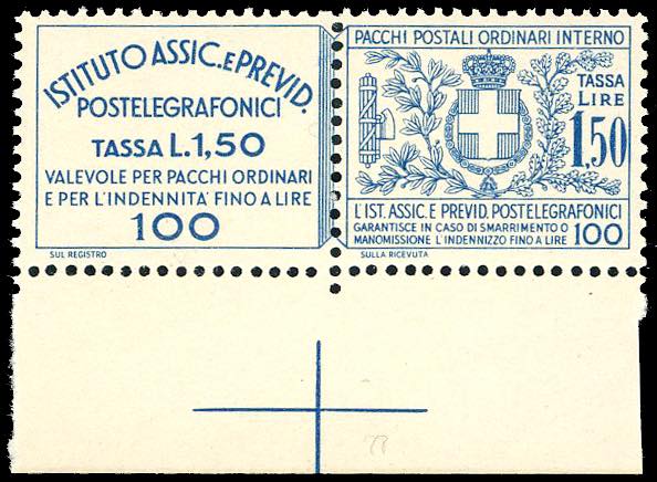1936 - 1,50 lire Istituto ... 
