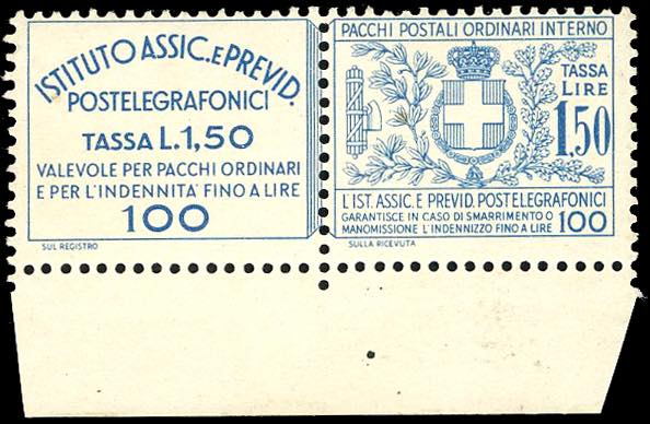1936 - 1,50 lire Istituto ... 
