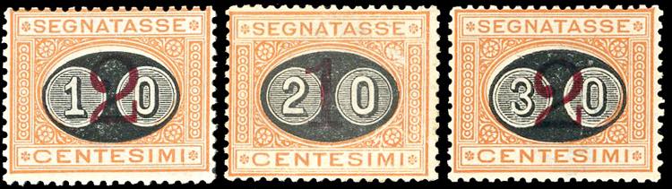 1890/91 - Mascherine, serie ... 