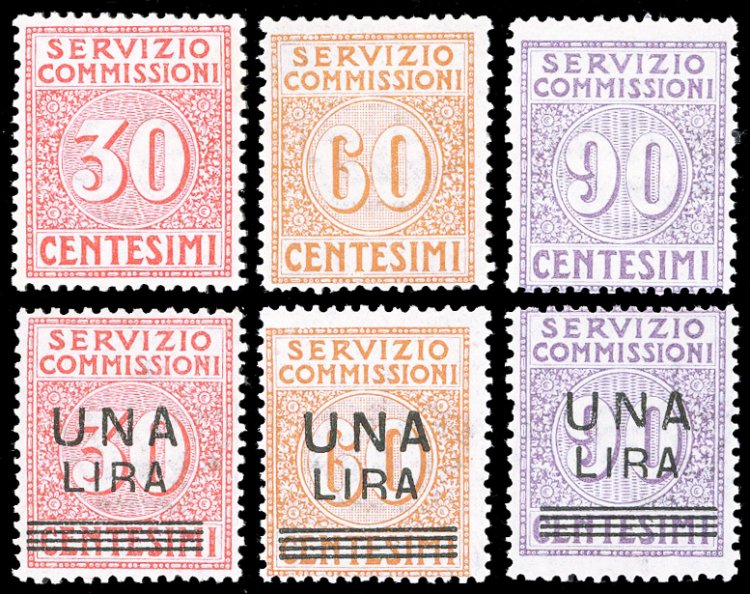 1913/25 - Le due emissioni, serie ... 