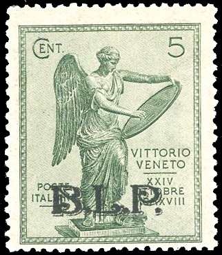 1922 - 5 cent. Vittoria, ... 