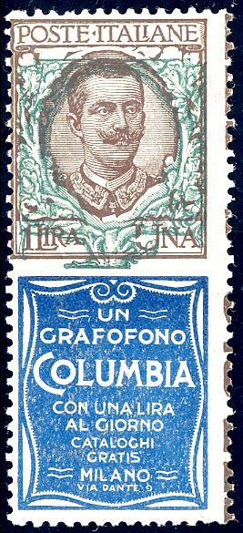 1834 - 1 lira Columbia, ornato ... 