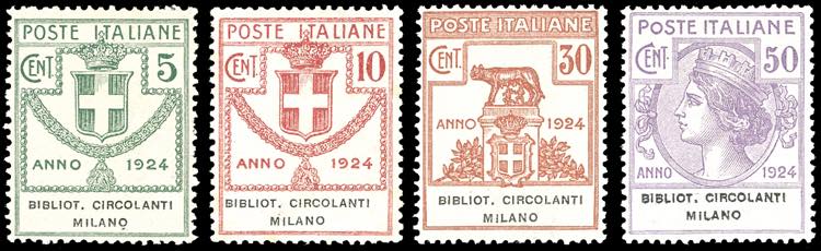 BIBLIOT.CIRCOLANTI MILANO 1924 - ... 