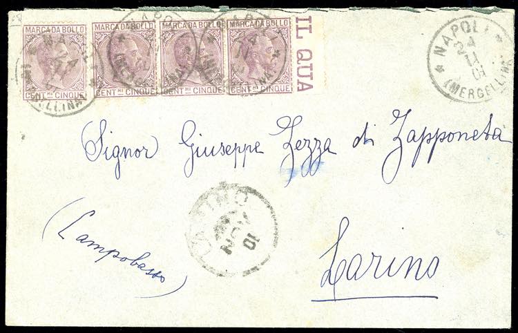 1901 - 5 cent. Umberto I marca da ... 