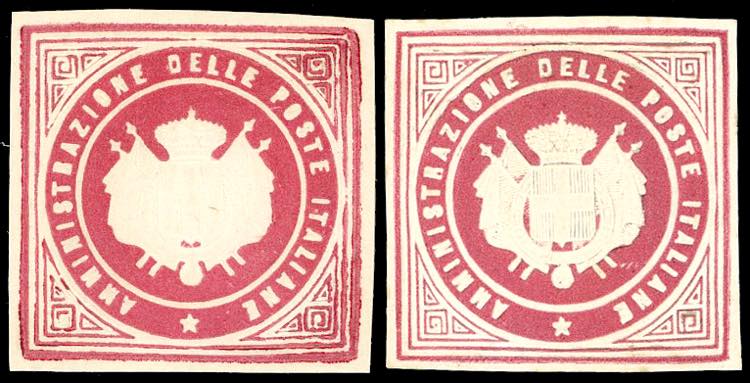 1864 - Saggi Re, due esemplari con ... 