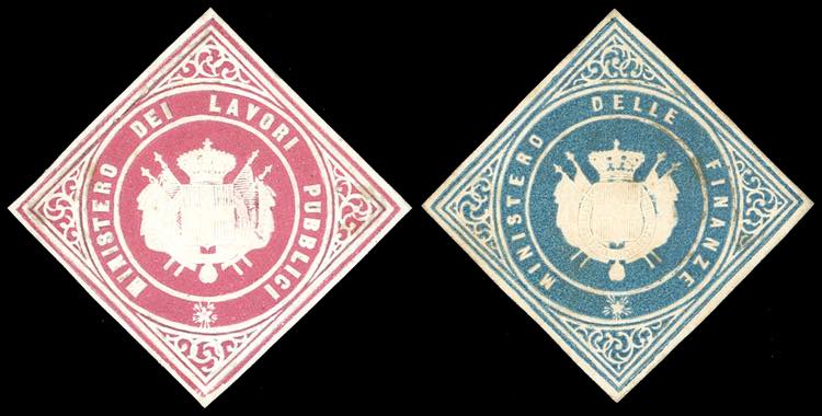 1864 - Saggi Re, due esemplari di ... 