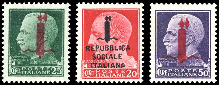 1944 - 25 cent., 20 cent. e 50 ... 