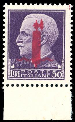 1944 - 50 lire soprastampato ... 