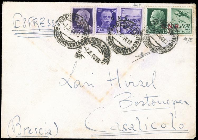 1944 - 25 cent. Aeronautica, ... 