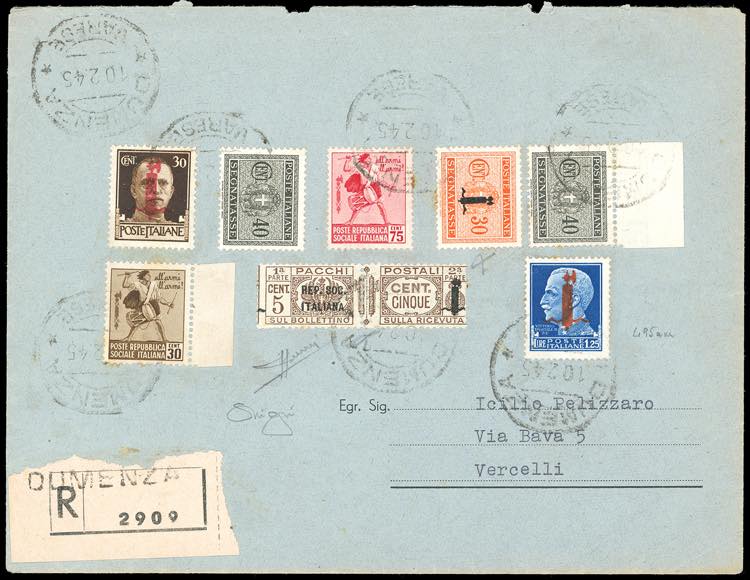 1945 - 5 cent. soprastampato ... 