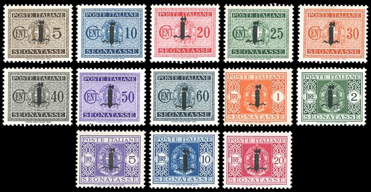 1944 - Soprastampati fascetto, ... 