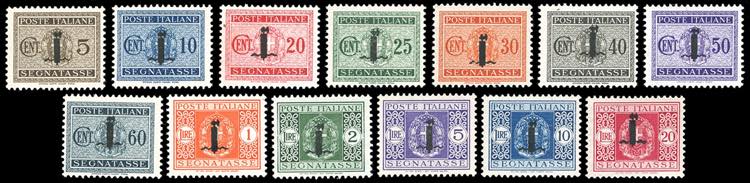 1944 - Soprastampati fascetto, ... 