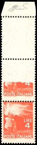 1946 - 4 lire Democratica (554), ... 