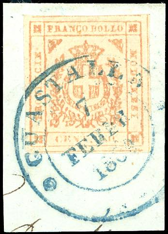 1859 - 80 cent. bistro arancio ... 
