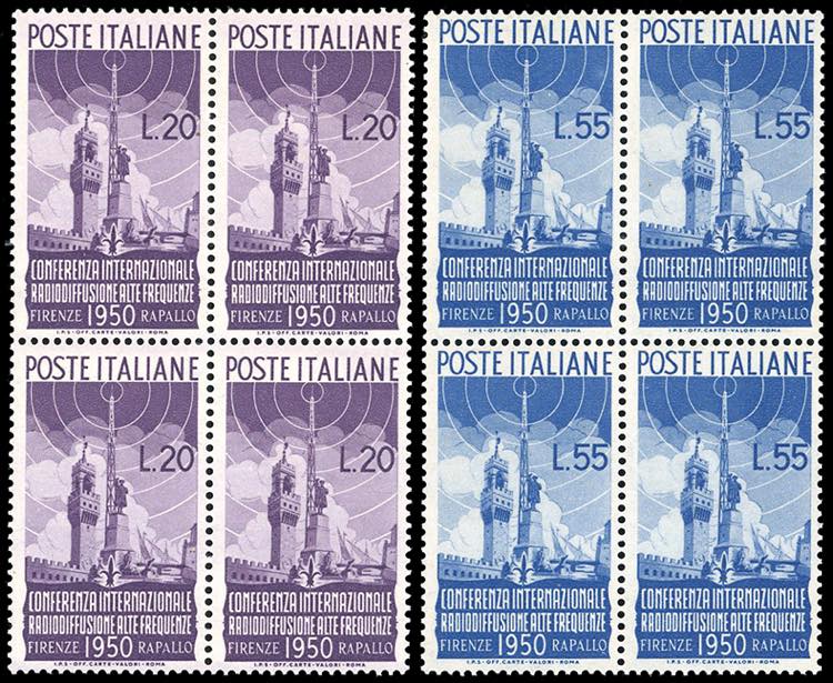 1950 - Radiodiffusione, serie ... 