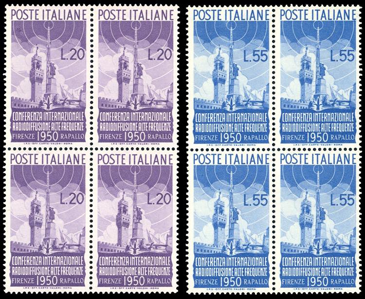 1950 - Radiodiffusione, serie ... 