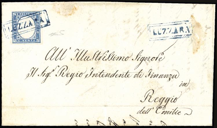 LUZZARA, cartella azzurra punti R1 ... 