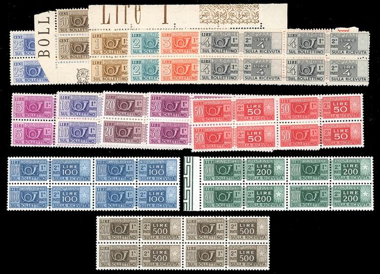 1946/51 - Filigrana ruota, ... 