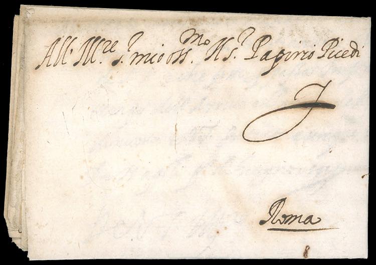 1591 - Lettera da Napoli 1/6/1591 ... 