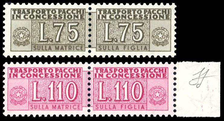 1955 - 75 lire e 110 lire, ... 