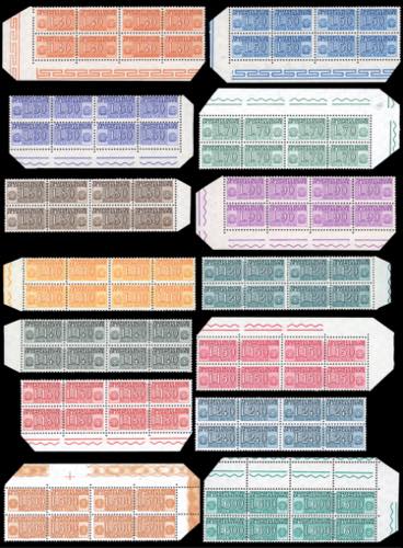 1955/79 - Filigrana stelle, serie ... 