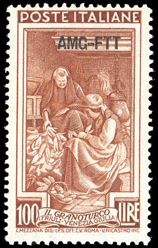 1952 - 100 lire Lavoro, dent. 13 ... 