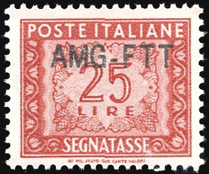 SEGNATASSE 1954 - 25 lire, nuovo ... 