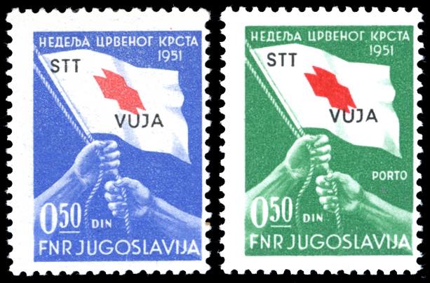 1951 - Croce Rossa, serie completa ... 