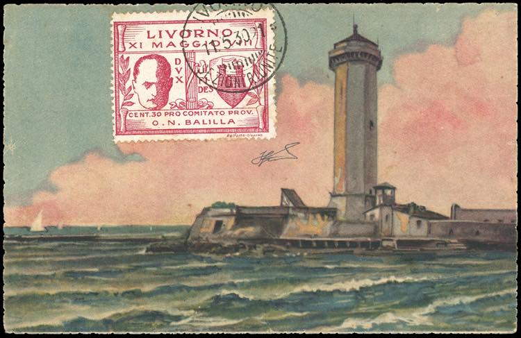 LIVORNO 1930 - 30 cent. Mussolini ... 