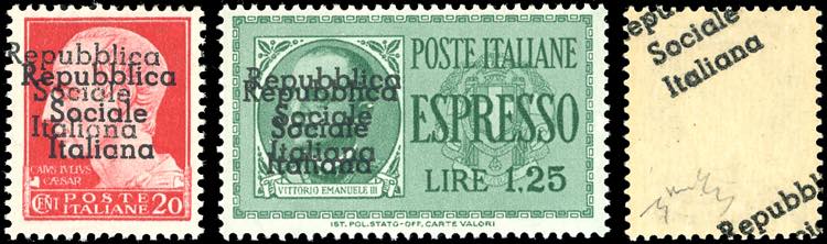 TERAMO 1944 - Tre esemplari ... 