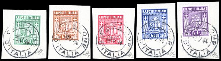 CAMPIONE DITALIA 1944 - Stemma, I ... 