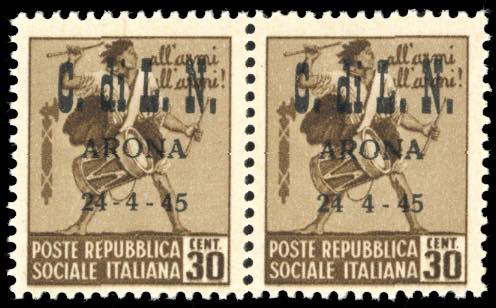 ARONA 1945 - 30 cent. bruno, ... 