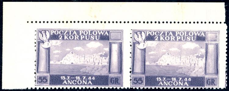 1946 - 55 g. violetto, Vittorie ... 