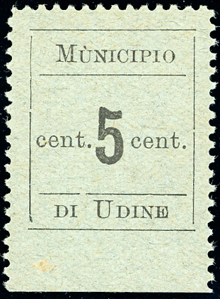 UDINE 1918 - 5 cent. accento sulla ... 