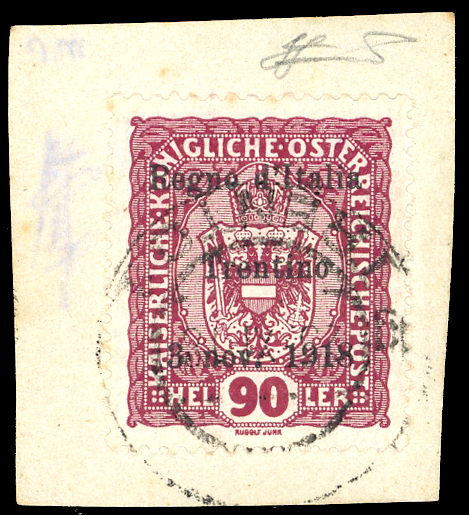 TRENTINO ALTO ADIGE 1918 - 90 h. ... 