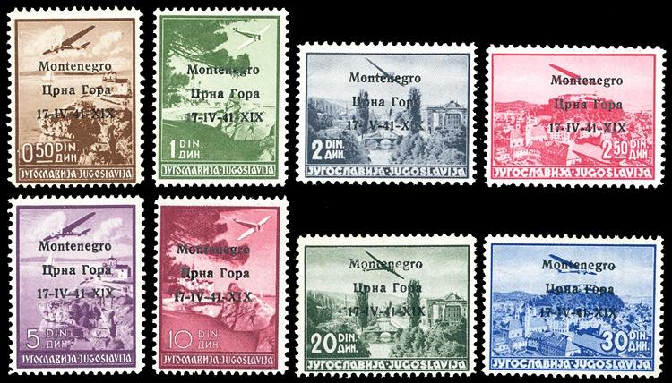 MONTENEGRO POSTA AEREA 1941 - ... 