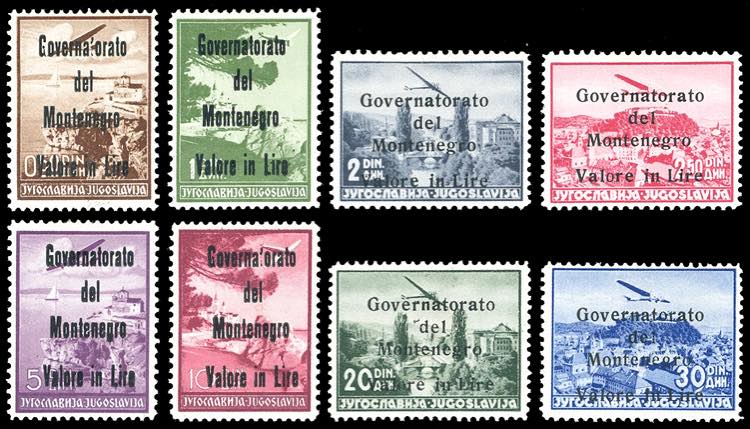 MONTENEGRO POSTA AEREA 1942 - ... 