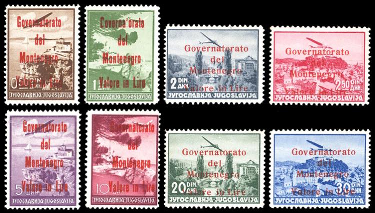 MONTENEGRO POSTA AEREA 1942 - ... 