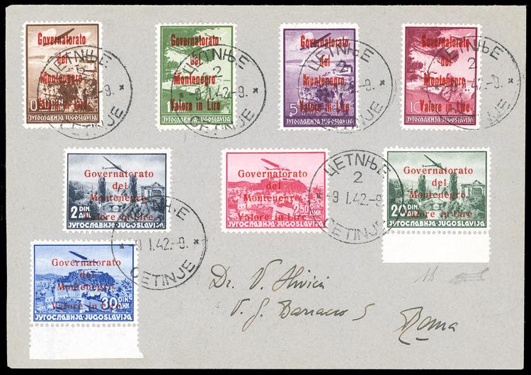 MONTENEGRO POSTA AEREA 1942 - ... 