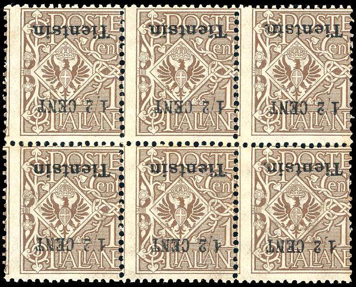 TIENTSIN 1918 - 1/2 cent. su 1 ... 