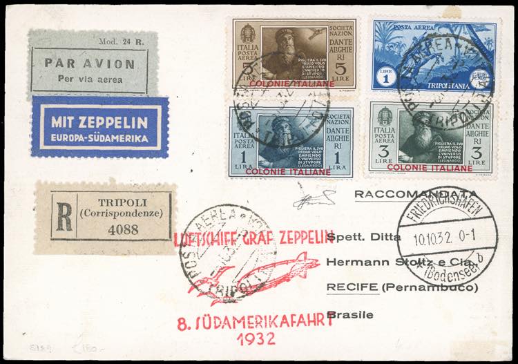 POSTA AEREA 1932 - 1 lira, 3 lire ... 