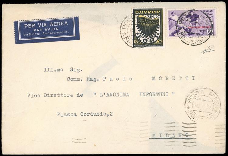 1934 - 50 cent. Mondiali di ... 