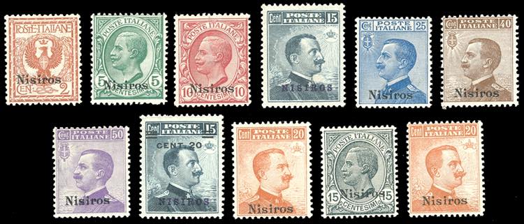 NISIRO 1912/22 - Soprastampati, le ... 