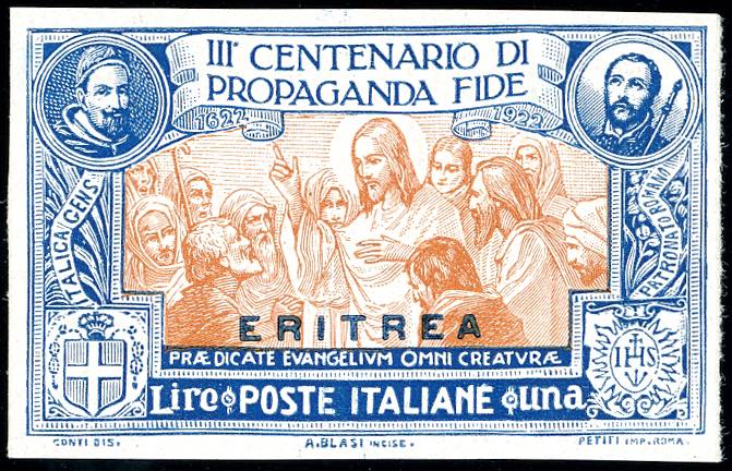 1923 - 1 lira Propaganda Fide, ... 